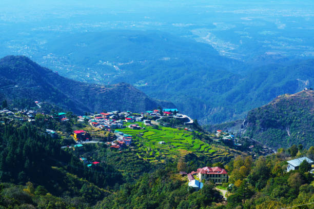 Mountain View and Step Farming in Mussoorie, Dehradun, Uttarakhand