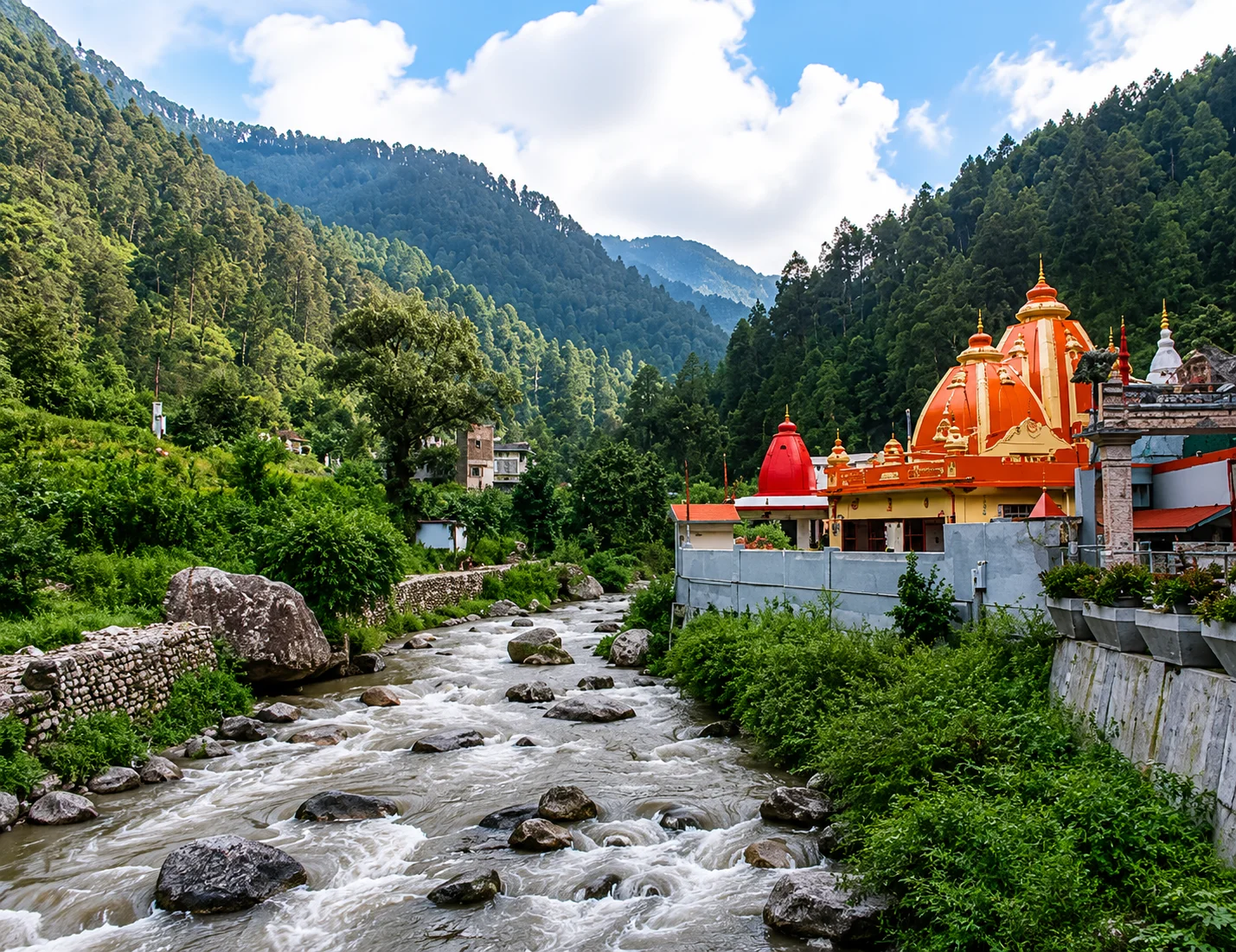 Kainchi Dham ashram temple in Kumaon, often paired with a Chardham pilgrimage tour