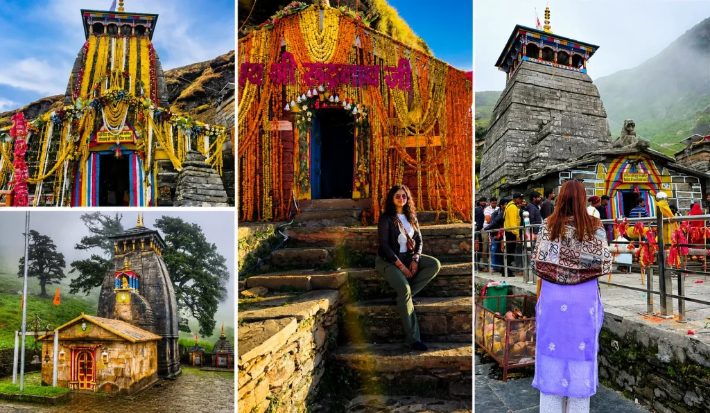 Gilded temple sanctum on the Panch Kedar circuit offered among our Uttarakhand tour packages